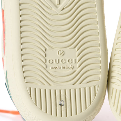 Gucci Calfskin Web Strawberry Print Womens Ace Sneakers 40 Ivory Red Green 8 of 10