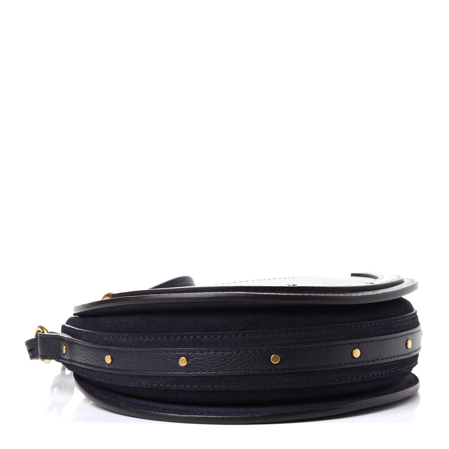 Calfskin Suede Small Pixie Bag Full Blue