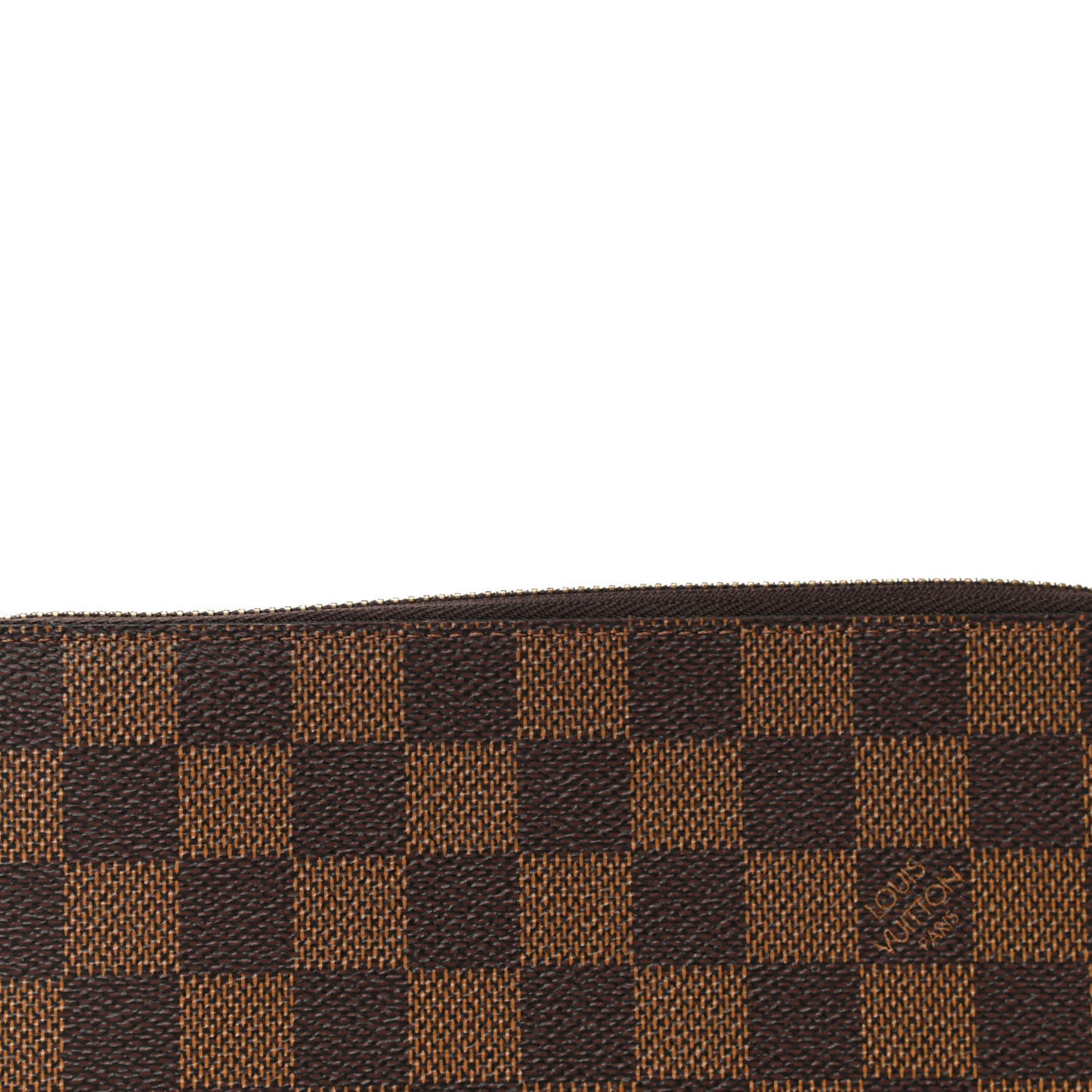 Damier Ebene Clemence Wallet Cherry