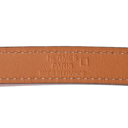 Hermes Shiny Alligator Kelly Double Tour Bracelet Rose Scheherazade Small 7 of 8