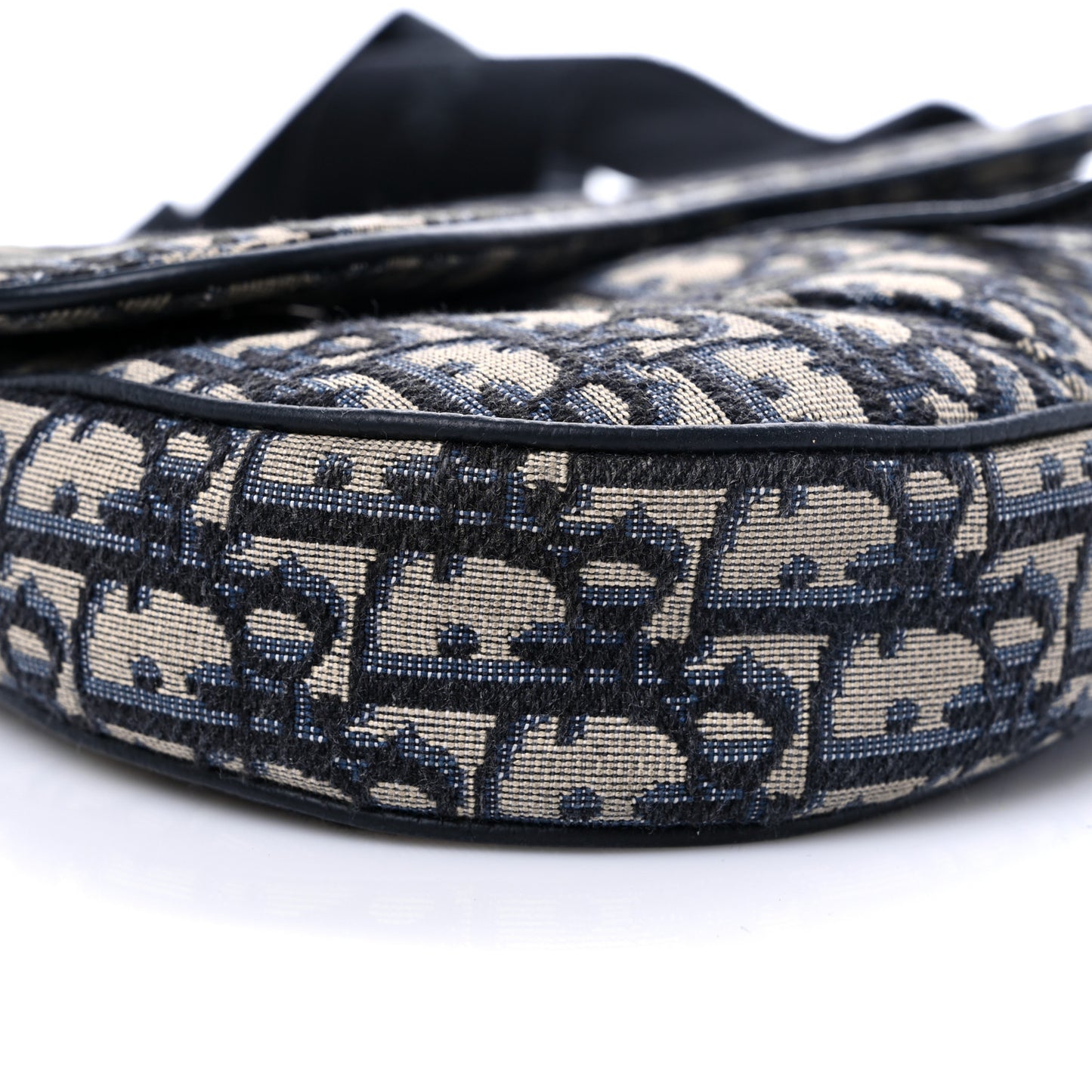 Oblique Mens Saddle Bag Blue