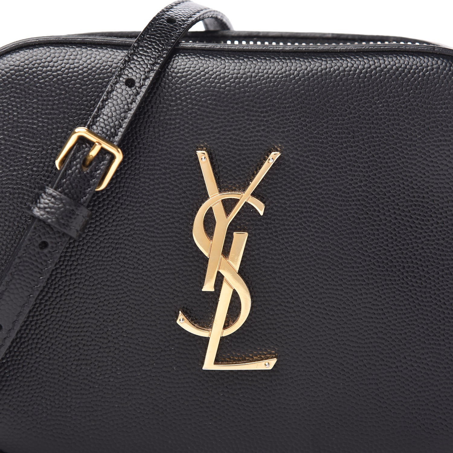 Saint Laurent Grain De Poudre Small Classic Monogram Camera Bag Black 9 of 9