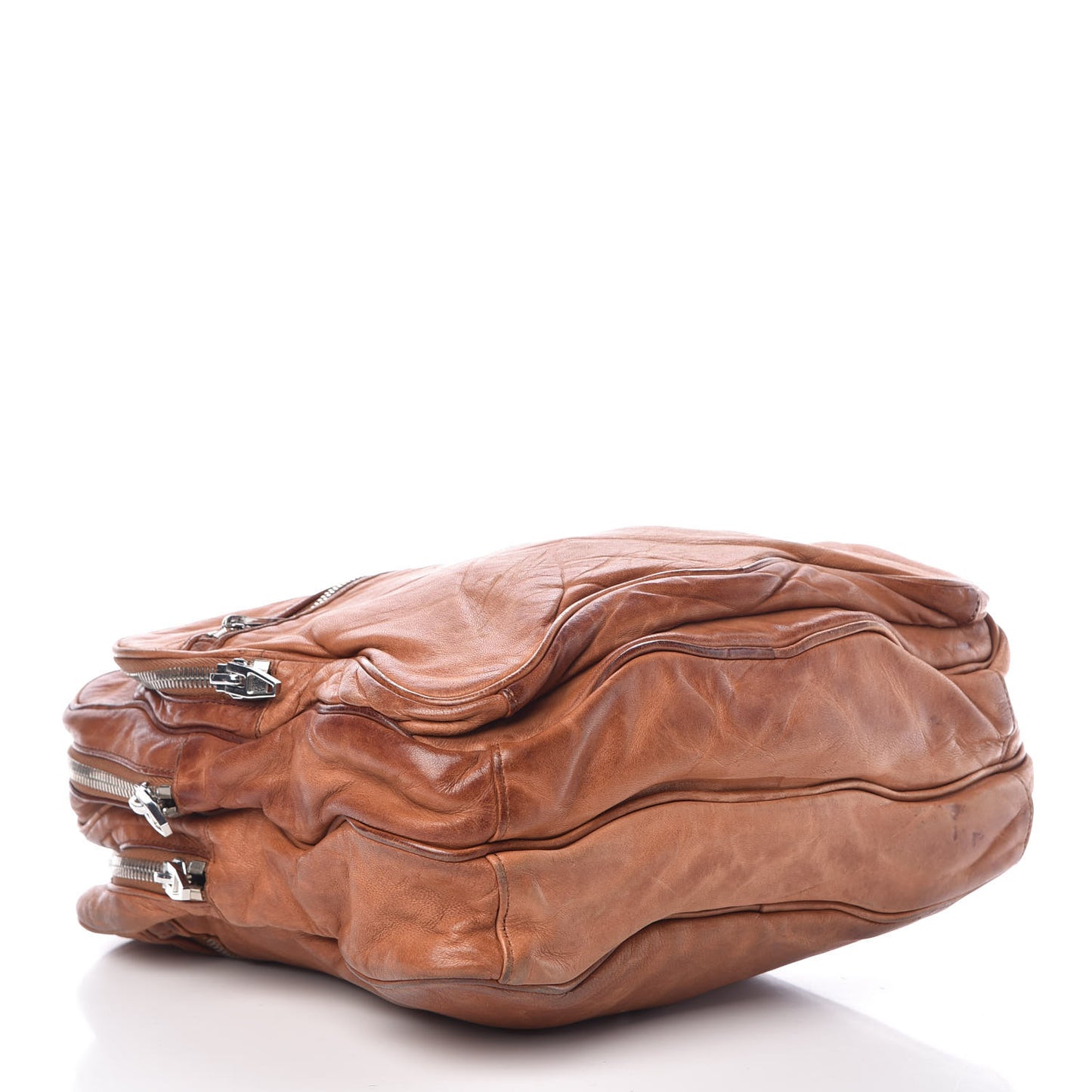 Lambskin Trudy Tote Brown