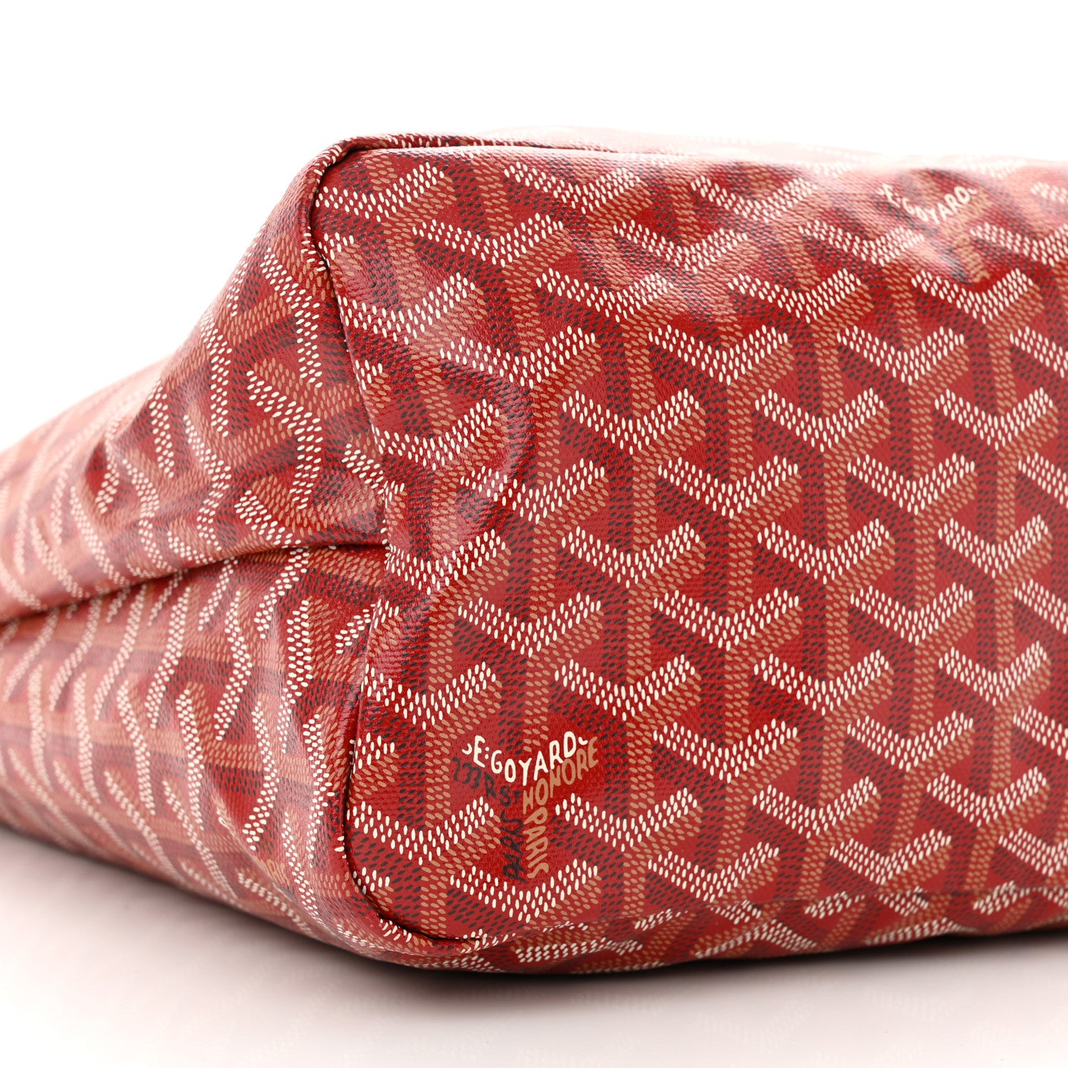 Goyard Goyardine Boheme Hobo Red 9 of 11