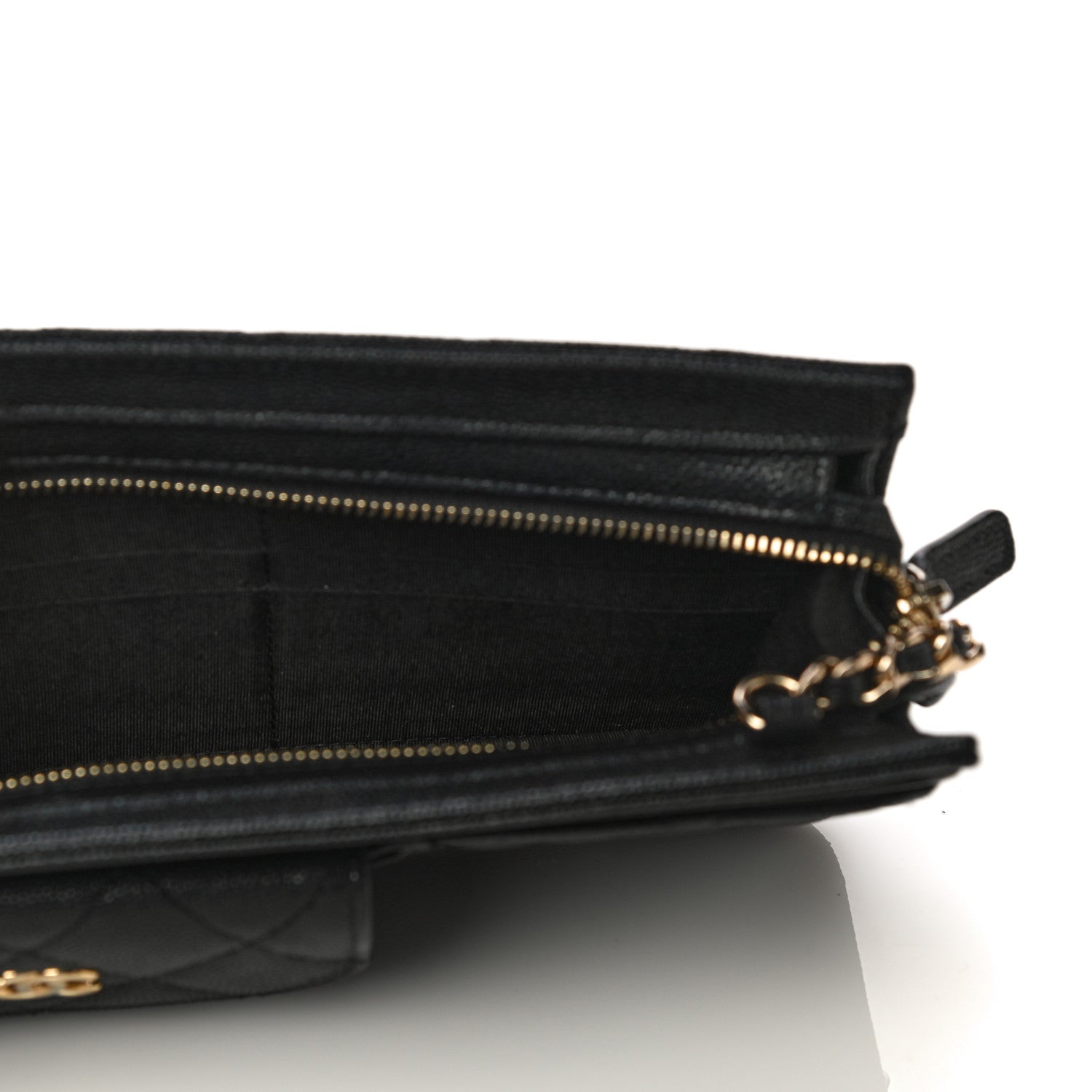 Chanel Caviar Quilted Clutch With Chain Black 4 of 9