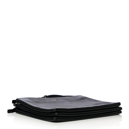 Celine Lambskin Large Trio Crossbody Bag Black 4 of 17