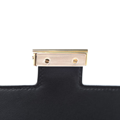 Hermes Shiny Alligator Constance 18 Black 12 of 18