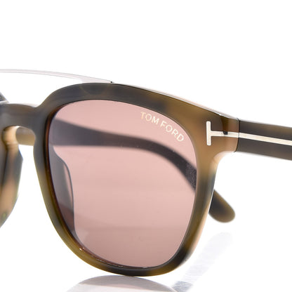 Tom Ford Holt Sunglasses TF516 Havana Green 5 of 8