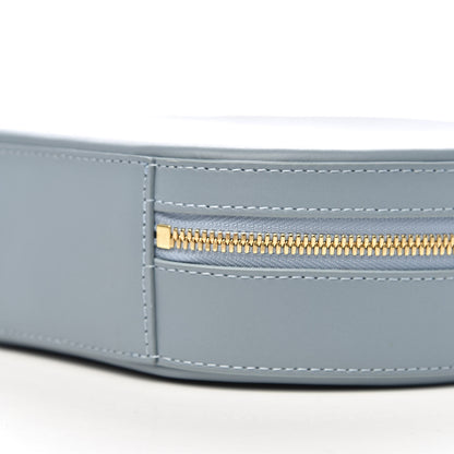 Mansur Gavriel Calfskin Circle Crossbody Bag Grey Blue 9 of 9