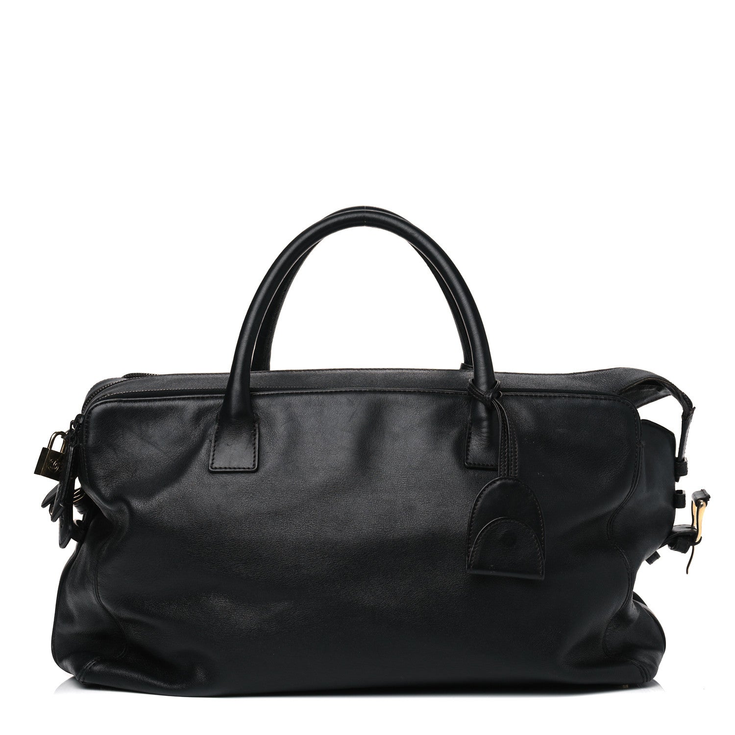 Chanel Calfskin Boston Black 1 of 14