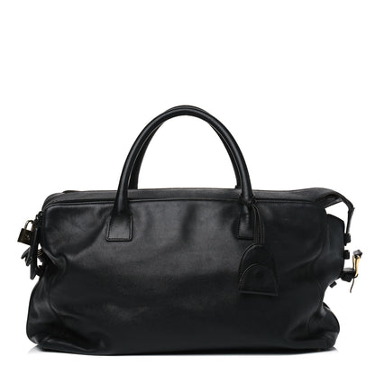 Chanel Calfskin Boston Black 1 of 14