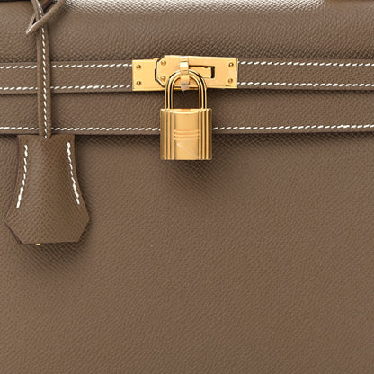 Hermes Epsom Kelly Sellier 25 Etoupe 8 of 11