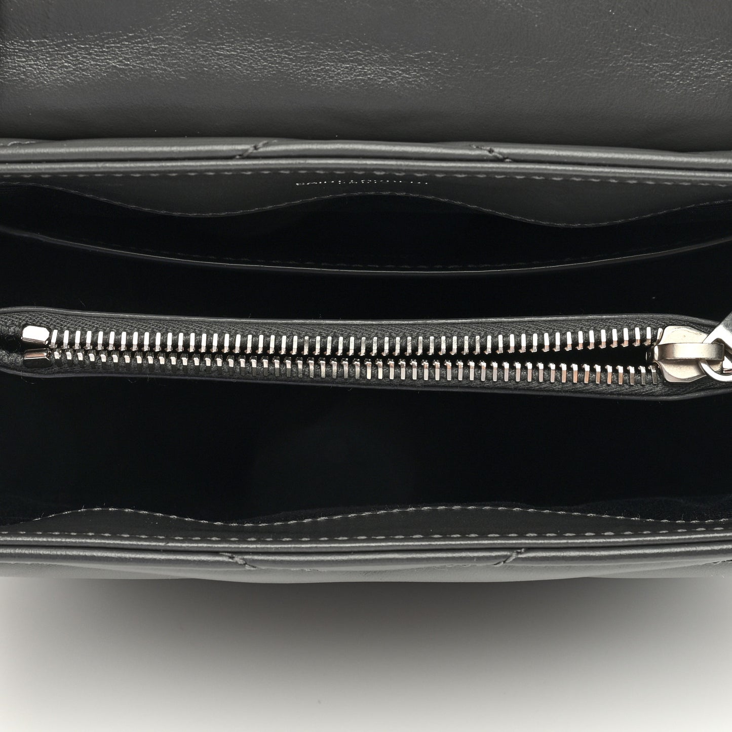Calfskin Y Quilted Monogram Small Loulou Chain Satchel Storm