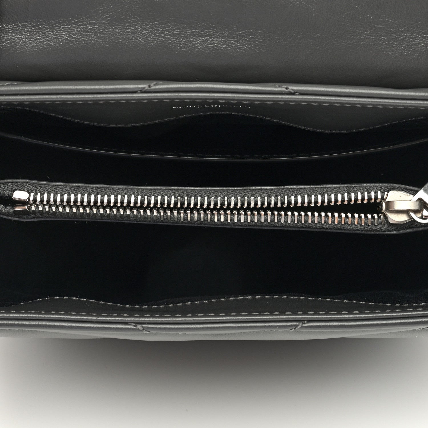 Saint Laurent Calfskin Y Quilted Monogram Small Loulou Chain Satchel Storm 5 of 8