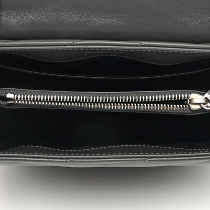 Saint Laurent Calfskin Y Quilted Monogram Small Loulou Chain Satchel Storm 5 of 8