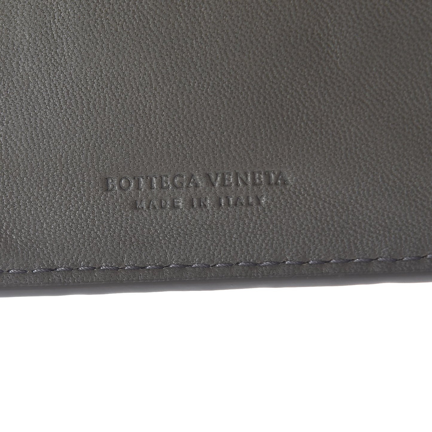 Nappa Intrecciato Bi-Fold Money Clip Wallet Shadow