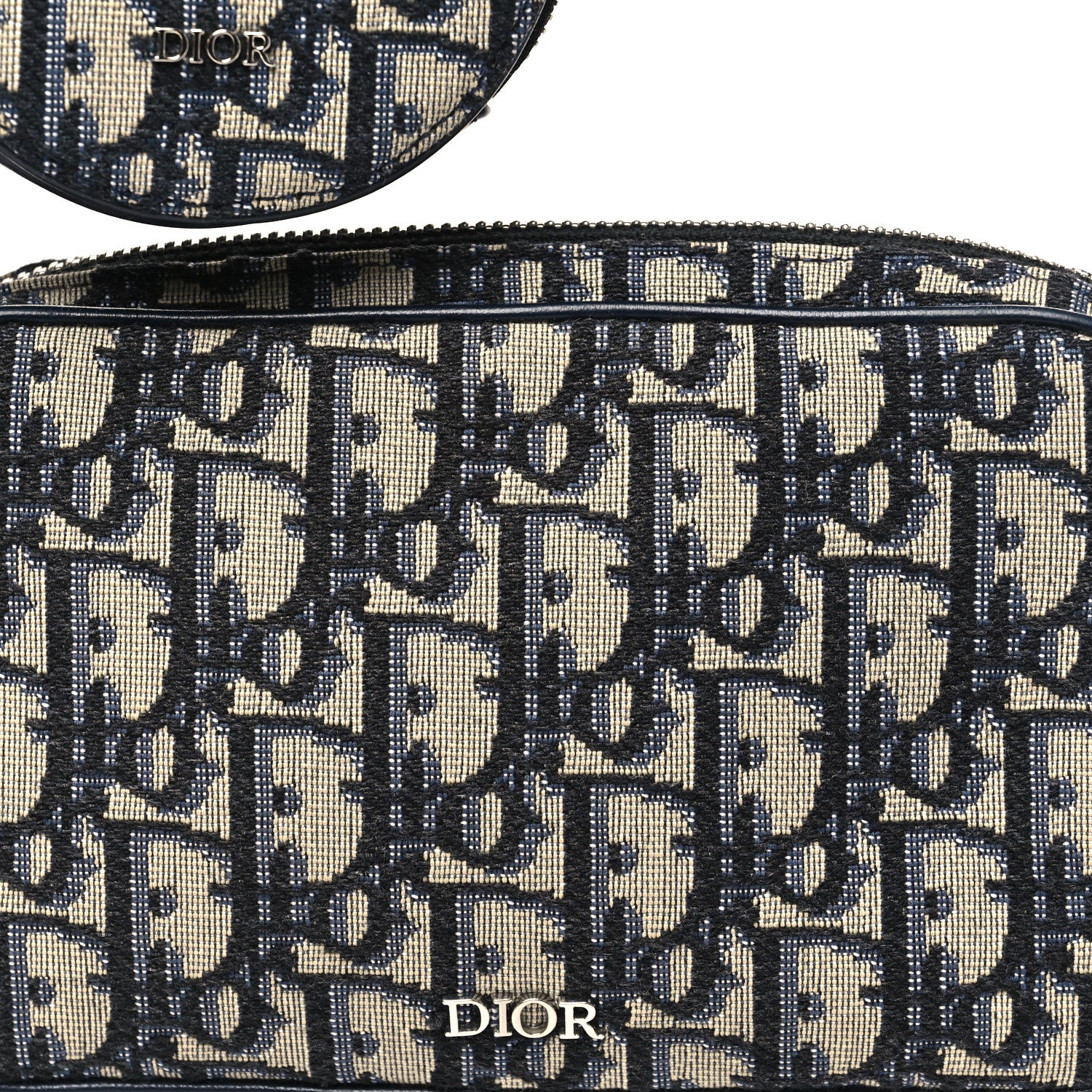 Christian Dior Oblique Calfskin Small Kids' Multifunctional Bag Beige Black 8 of 10
