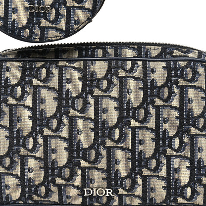 Christian Dior Oblique Calfskin Small Kids' Multifunctional Bag Beige Black 8 of 10