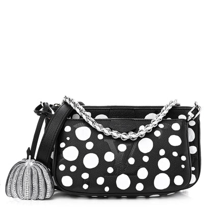 Louis Vuitton LV X YK Empreinte Multi Pochette Accessories Black White 1 of 10