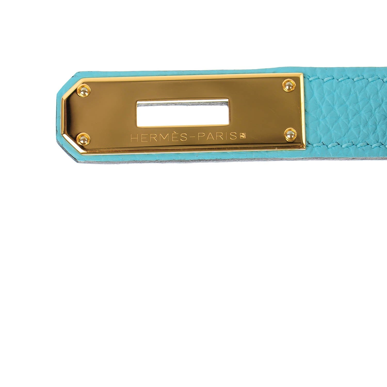 Hermes Togo Kelly Retourne 32 Bleu Atoll 10 of 25