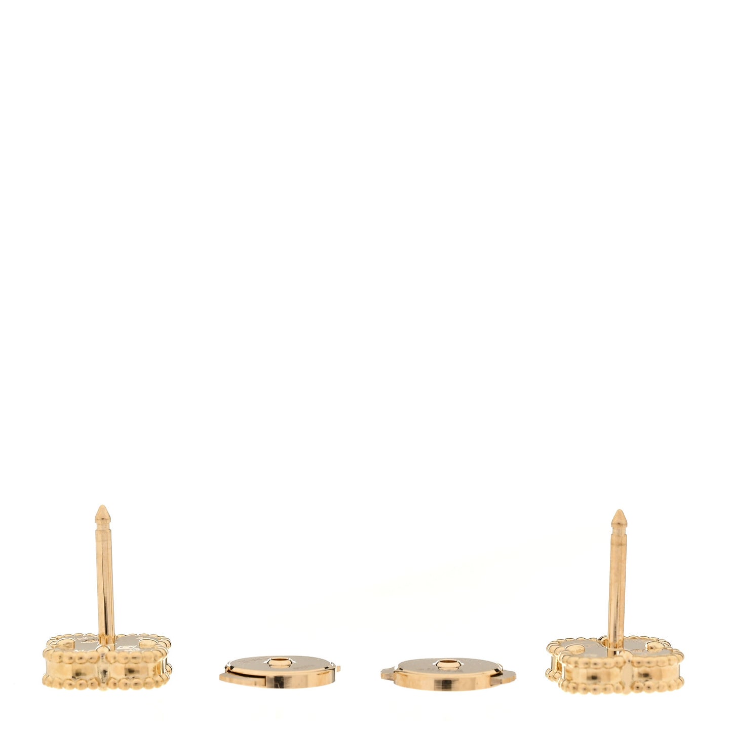 18K Yellow Gold Mother of Pearl Sweet Alhambra Earrings