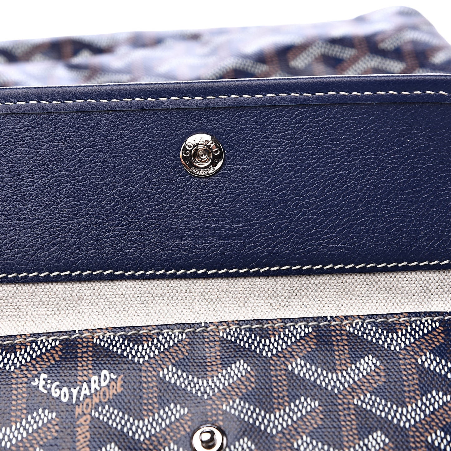 Goyardine Saint Louis PM Navy