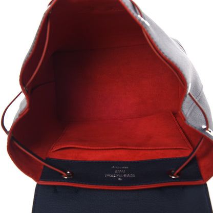 Louis Vuitton Soft Calfskin Lockme Backpack Marine Rouge 5 of 8