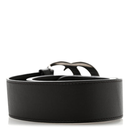 Gucci Moon Calfskin Nickel Double G 40mm Belt 85 34 Dark Cocoa 2 of 8