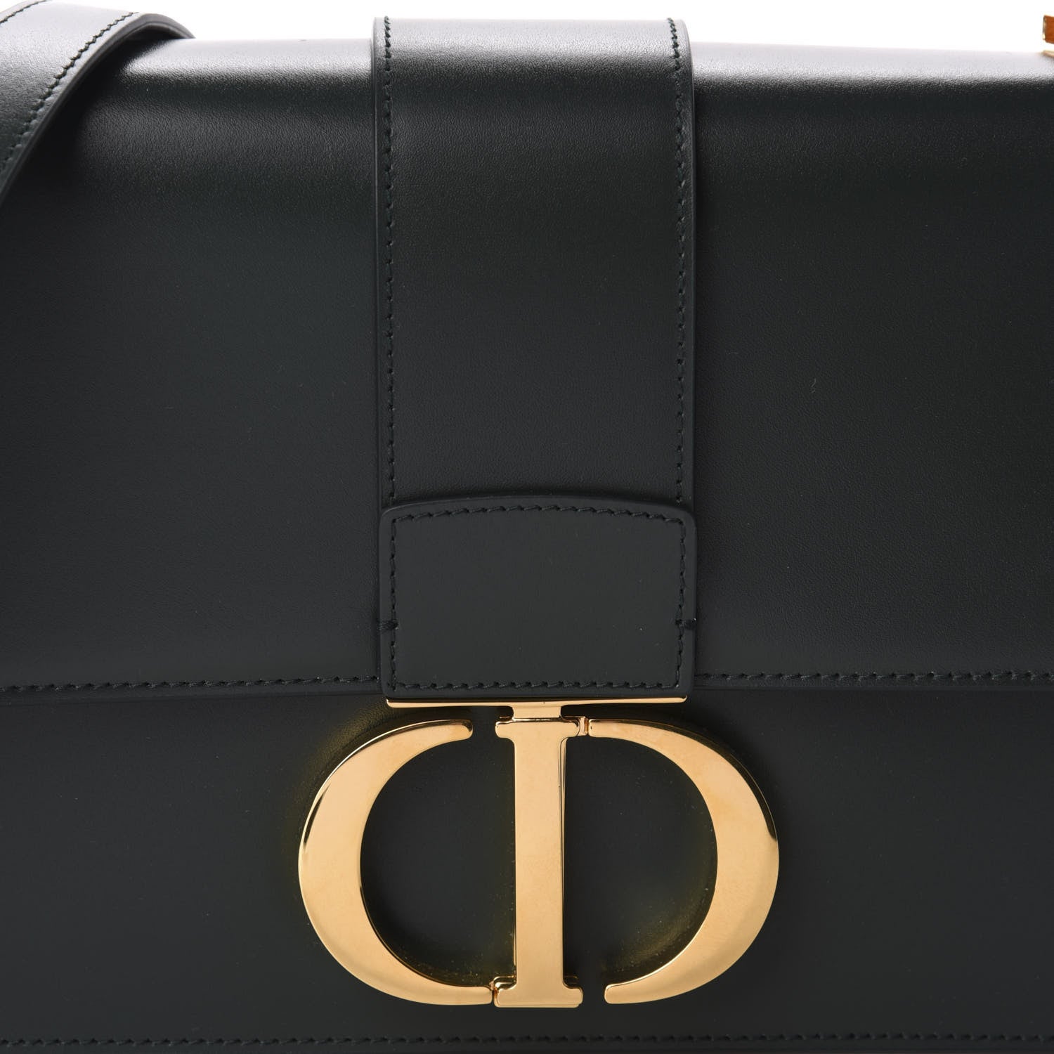 Christian Dior Smooth Calfskin 30 Montaigne Flap Bag Dark Green 9 of 9
