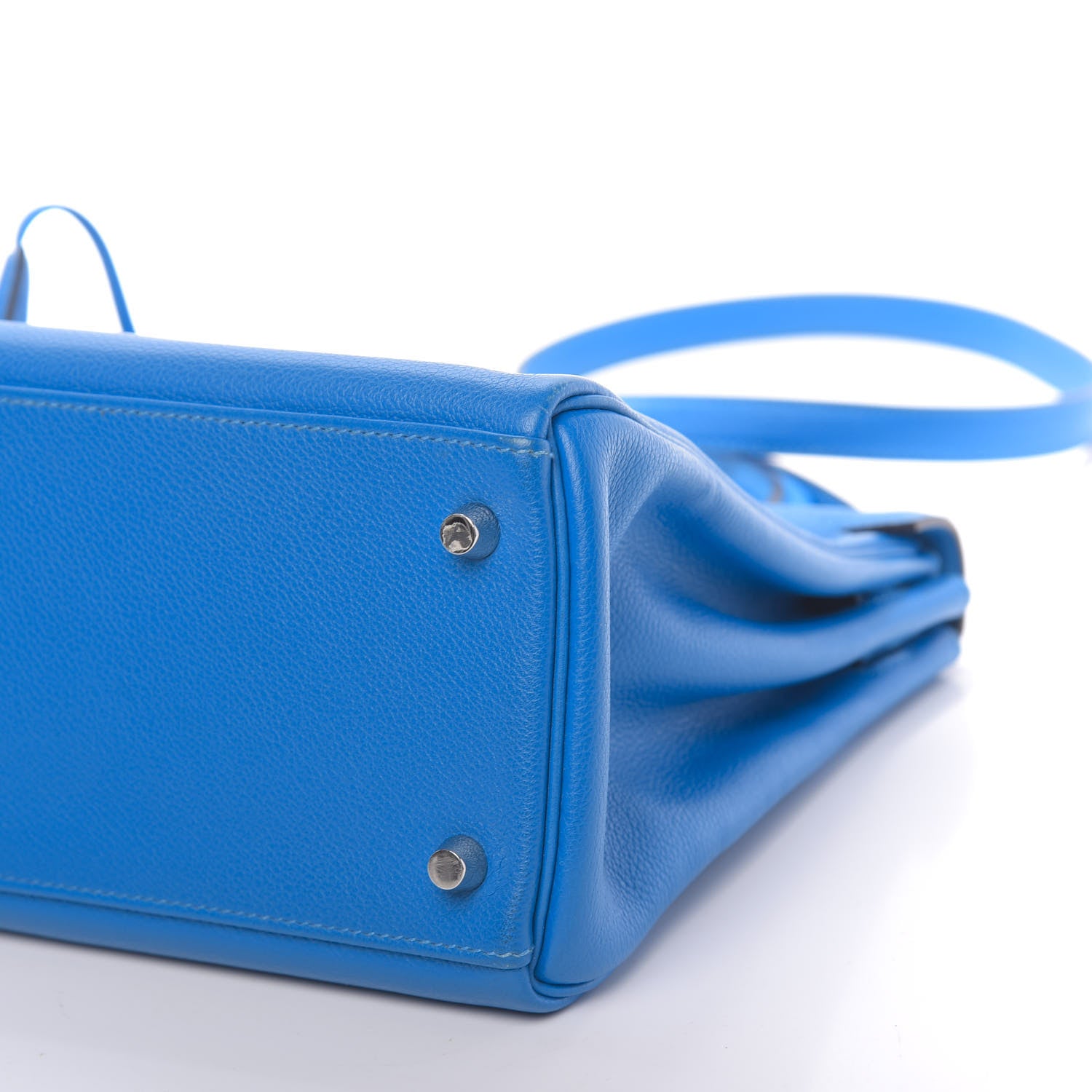 Hermes Evercolor Kelly Retourne 32 Bleu Hydra 18 of 42