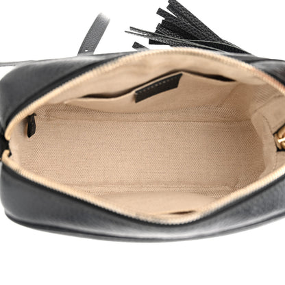 Gucci Pebbled Calfskin Small Soho Disco Bag Black 5 of 12