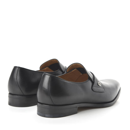 Gucci Calfskin Mens Interlocking GG Loafer 9 Black 4 of 10