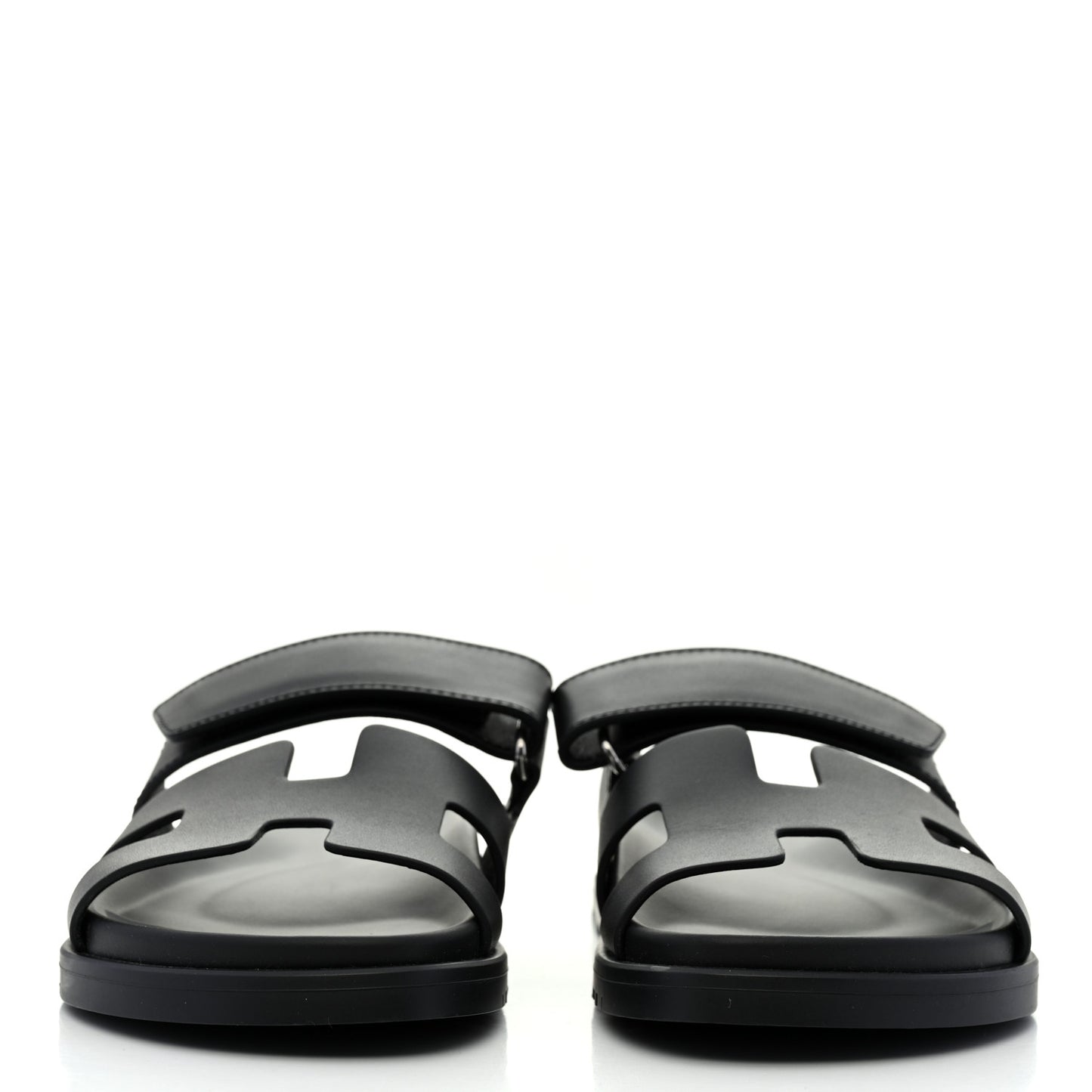 Calfskin Womens Chypre Sandals 36.5 Black