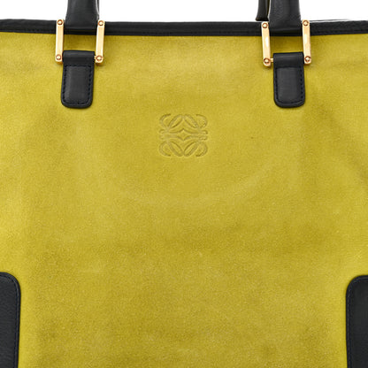 Loewe Suede Calfskin Amazona Yellow Black 9 of 15