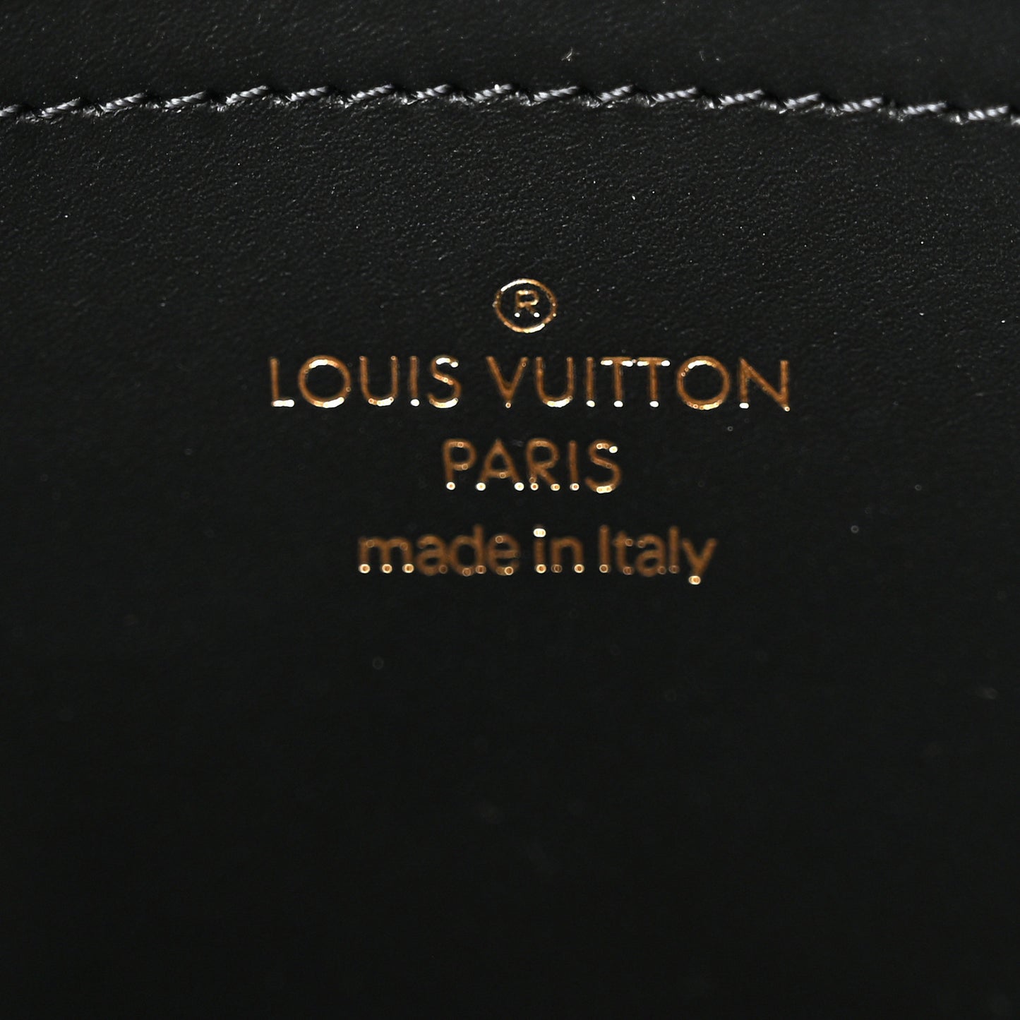 Calfskin Monogram Embossed Utility Crossbody Black