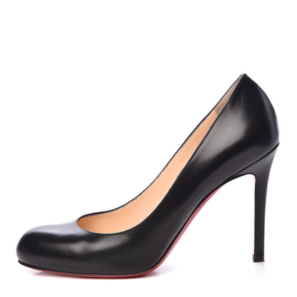 Christian Louboutin Kid Simple 100 Pumps 37.5 Black 1 of 12