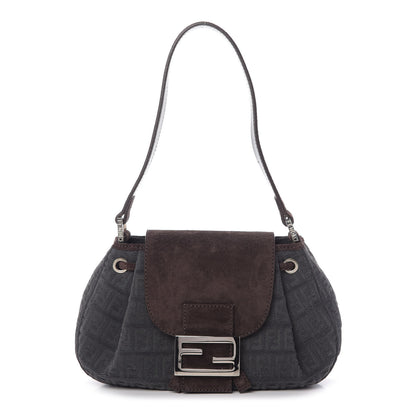 Fendi Zucchino Suede Baguette Brown 1 of 8