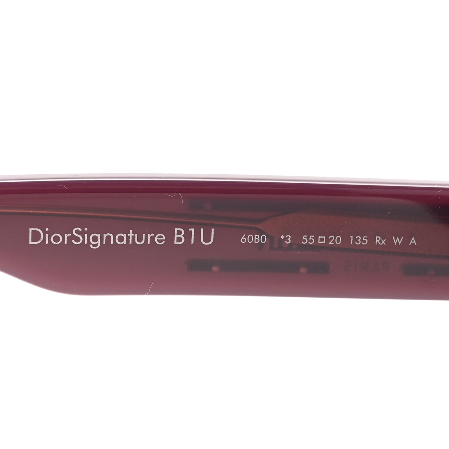 Acetate DiorSignature B1U Butterfly Sunglasses Purple
