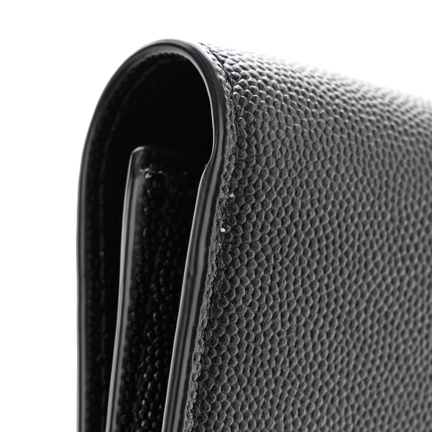 Saint Laurent Grain de Poudre Uptown Chain Wallet Black 12 of 12