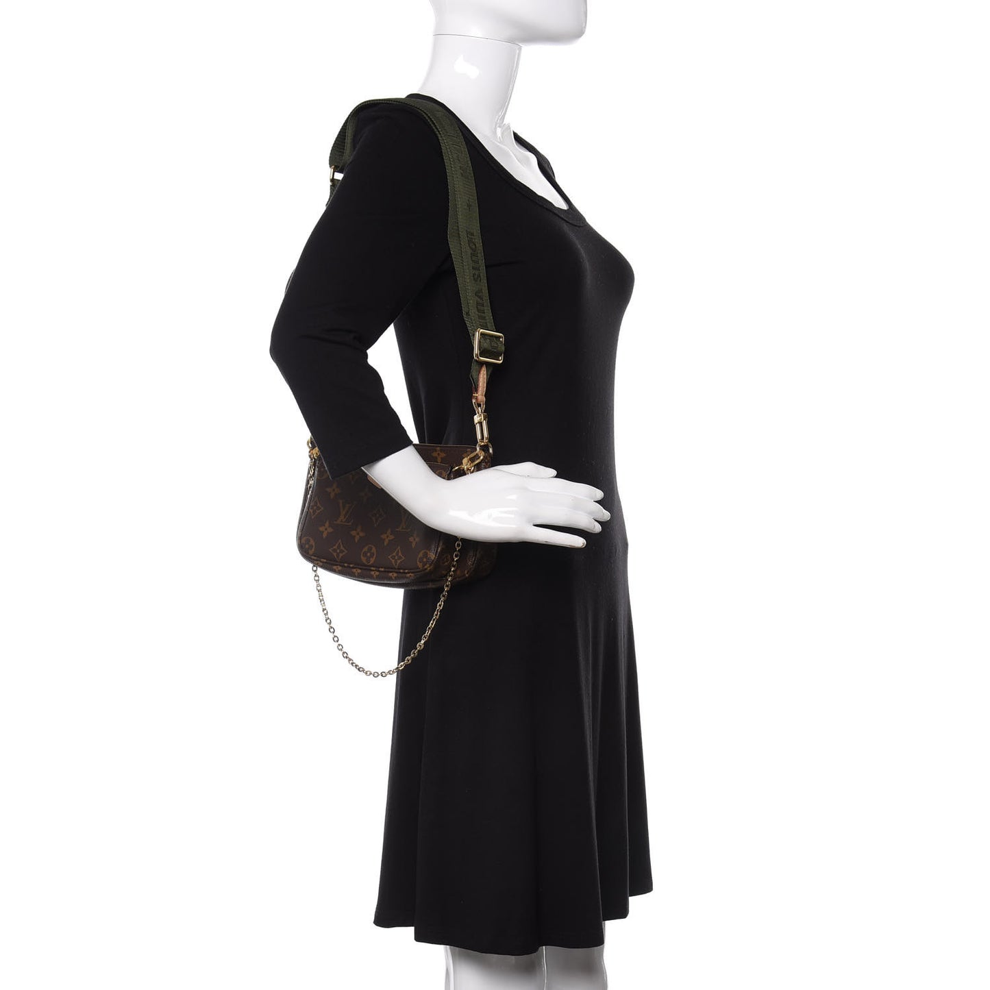 Monogram Multi Pochette Accessories Kaki