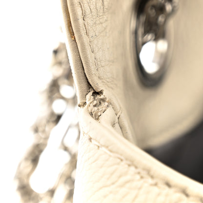 Chanel Calfskin Mademoiselle Lock Bijoux Chain Flap White 11 of 14