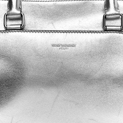 Saint Laurent Metallic Calfskin Classic Duffle 8 of 21