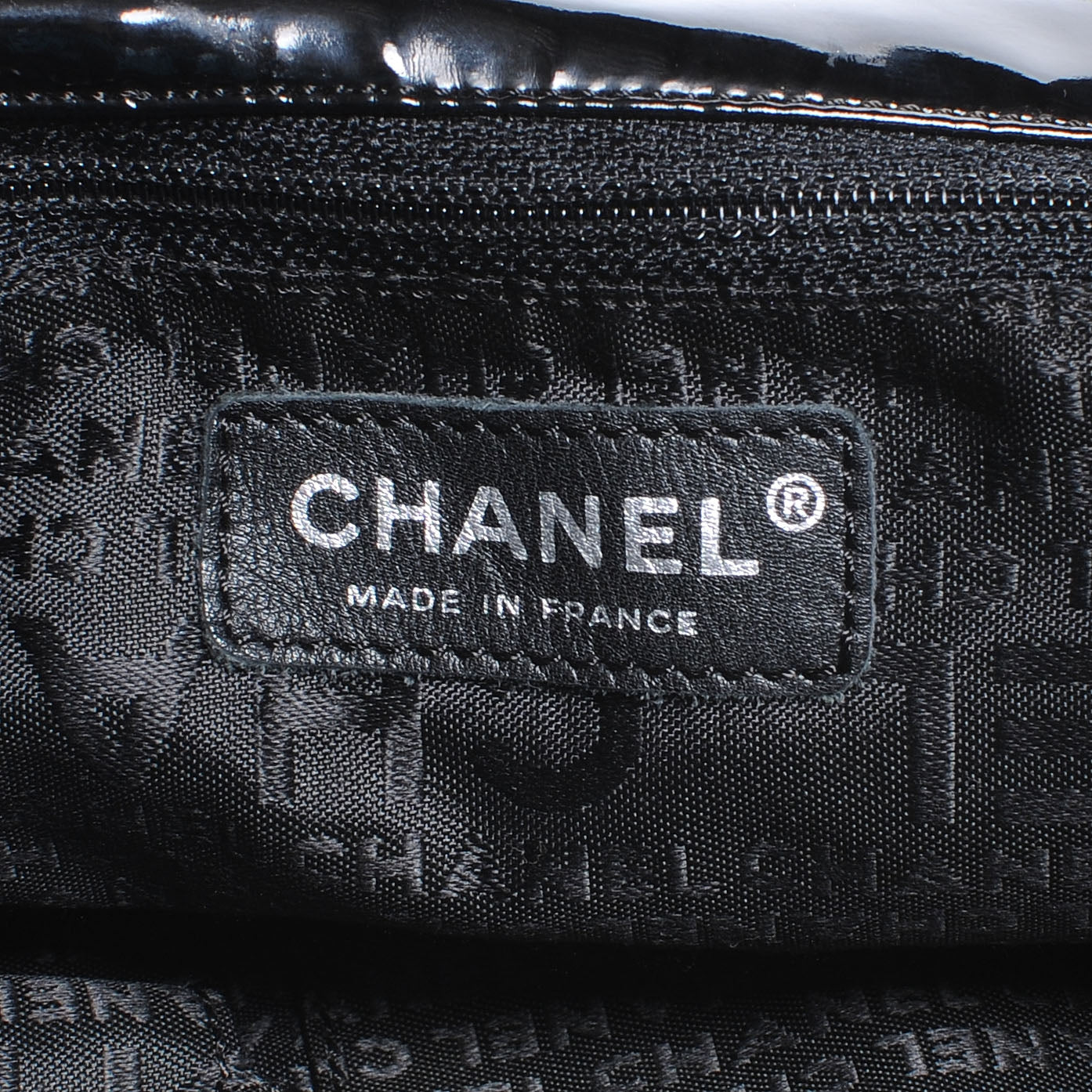 Chanel Vinyl XL Coco Cabas Black 6 of 8