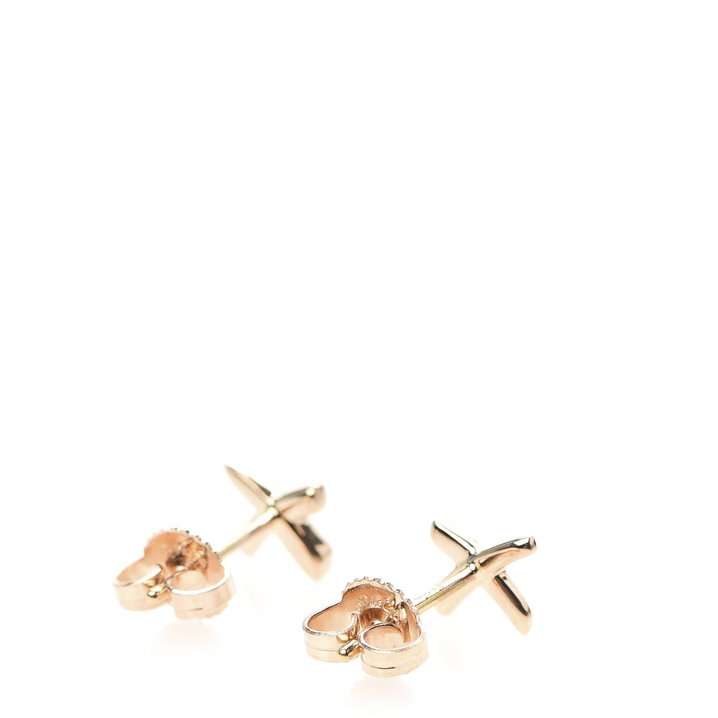 18K Rose Gold Mini Paloma's Graffiti X Earrings