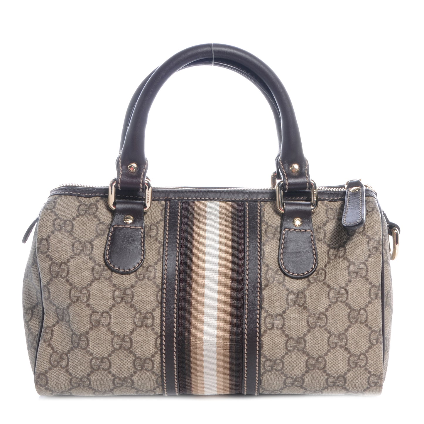 Monogram Vintage Web Small Boston Ebony