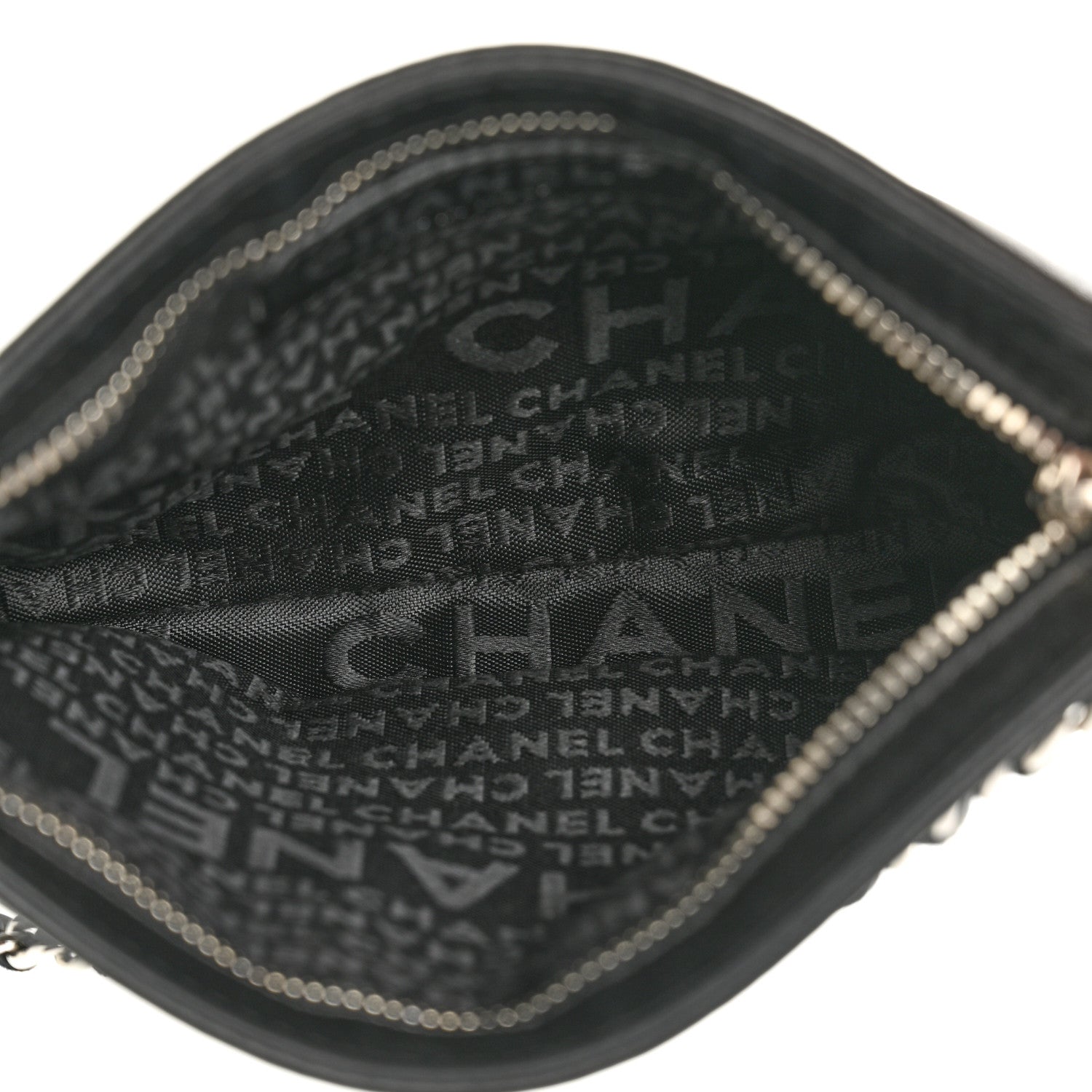 Chanel Lambskin Lax Pochette Black 5 of 10