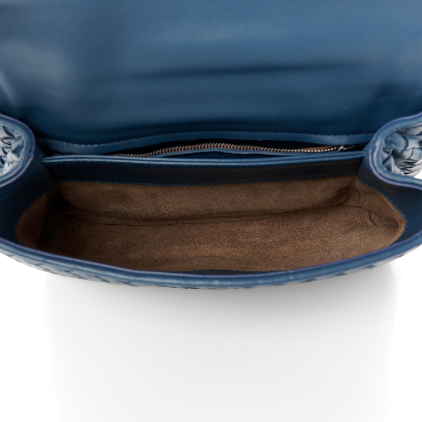 Nappa Intrecciato Small Olimpia Bag Oceano