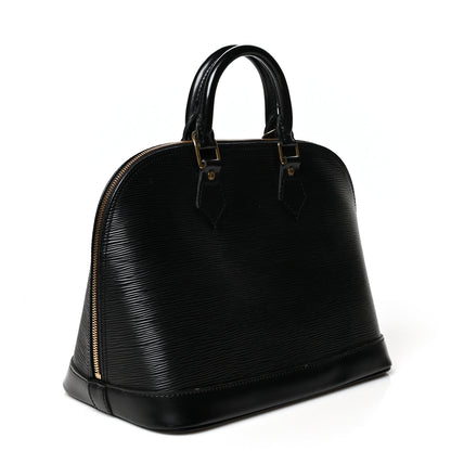 Louis Vuitton Epi Alma PM Black 2 of 14