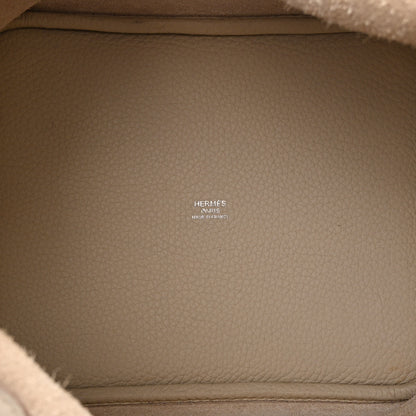 Hermes Taurillon Clemence Picotin Lock 22 MM Craie 5 of 10