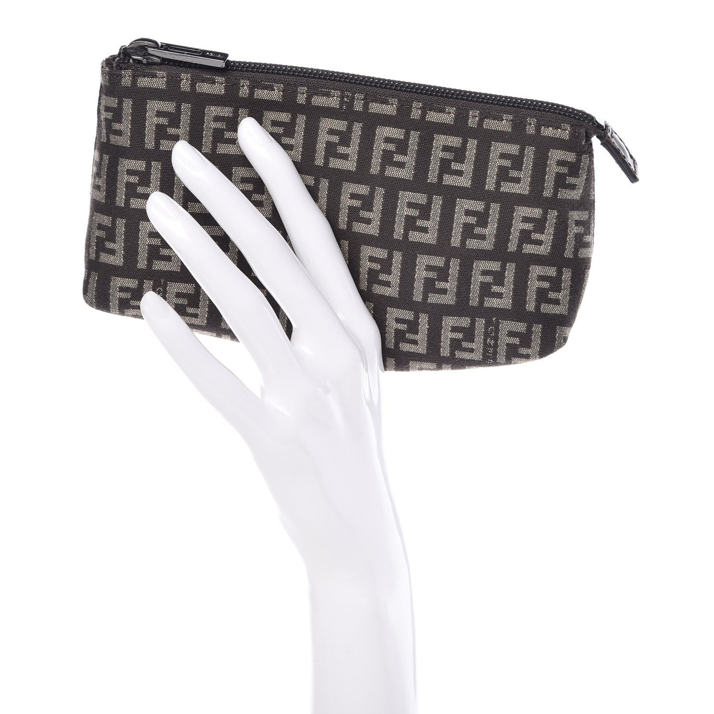 Zucchino Vitello Cosmetic Pouch Testa di Moro Beige